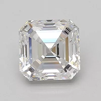 1.23ct D VVS2 Rare Carat Ideal Cut Asscher Lab Grown Diamond