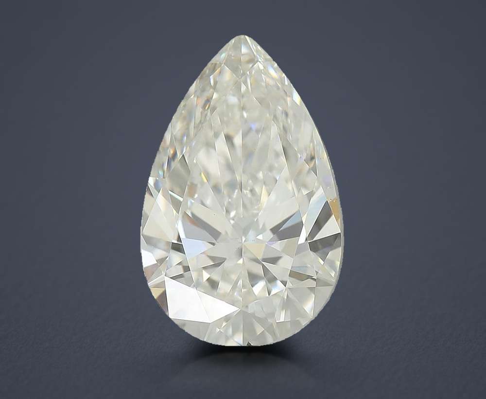 2.51ct F VS1 Rare Carat Ideal Cut Pear Lab Grown Diamond