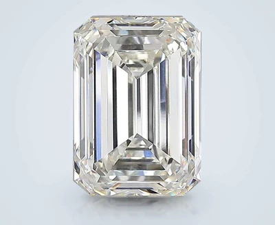 18.54ct G VVS2 Rare Carat Ideal Cut Emerald Lab Grown Diamond