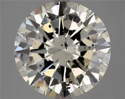 3.82ct K SI2 Good Cut Round Diamond