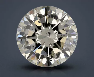 3.82ct K SI2 Good Cut Round Diamond