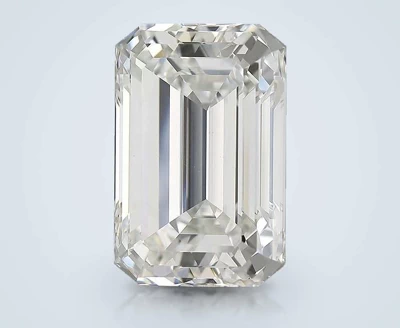 11.09ct H VS2 Rare Carat Ideal Cut Emerald Diamond