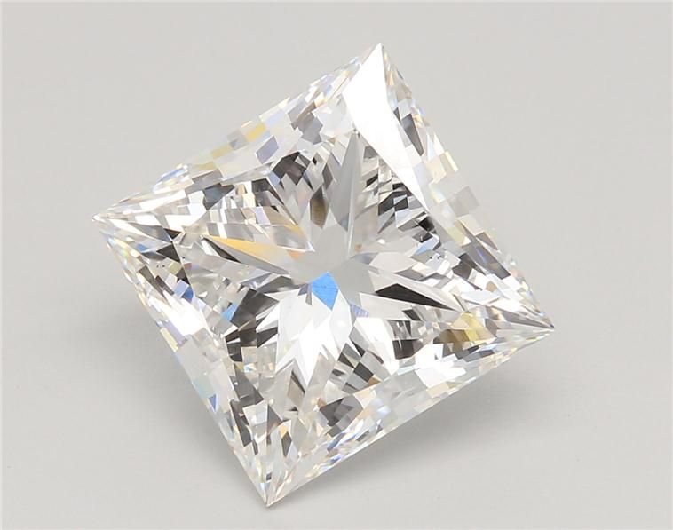 7.50ct E VS2 Rare Carat Ideal Cut Princess Lab Grown Diamond