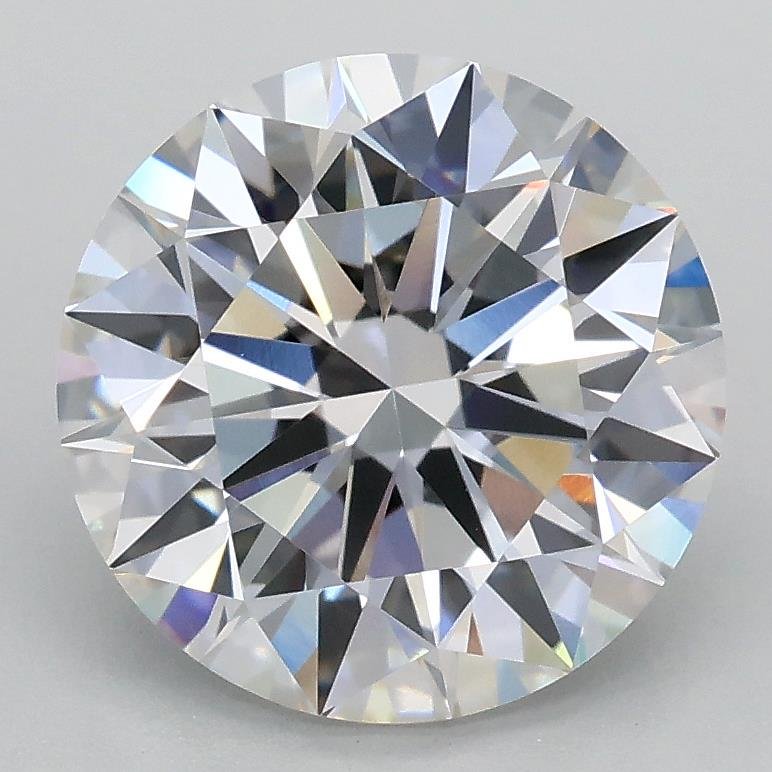 2.58ct D VVS2 Rare Carat Ideal Cut Round Lab Grown Diamond