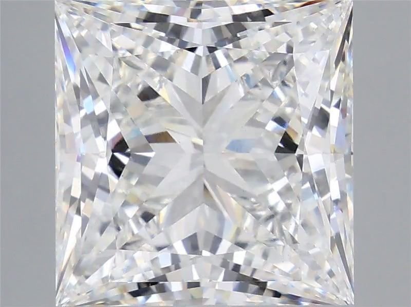10.10ct E VS1 Rare Carat Ideal Cut Princess Lab Grown Diamond