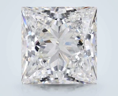 10.10ct E VS1 Rare Carat Ideal Cut Princess Lab Grown Diamond