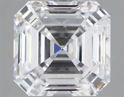 4.06ct E VS2 Rare Carat Ideal Cut Asscher Lab Grown Diamond