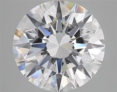 5.29ct D FL Rare Carat Ideal Cut Round Diamond