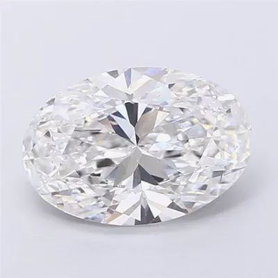 3.01ct D VS2 Very Good Cut Oval Lab Grown Diamond