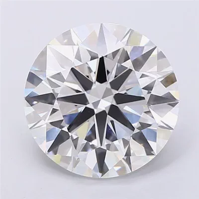 3.92ct D VVS2 Rare Carat Ideal Cut Round Lab Grown Diamond