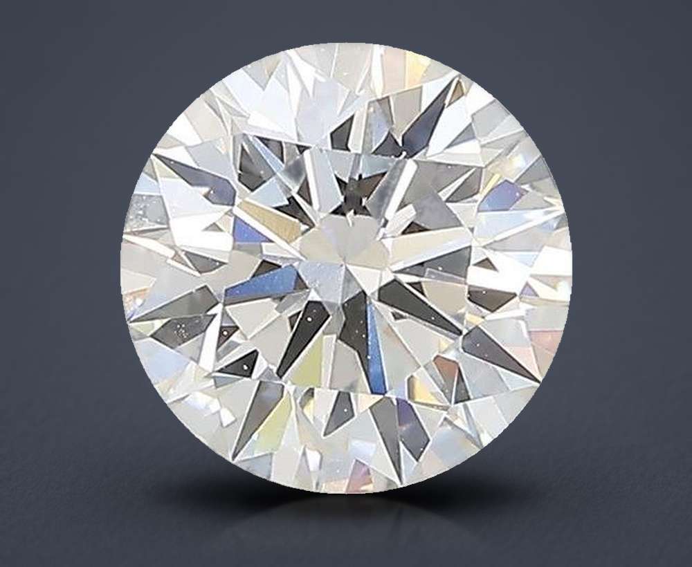 1.53ct I VVS2 Rare Carat Ideal Cut Round Lab Grown Diamond