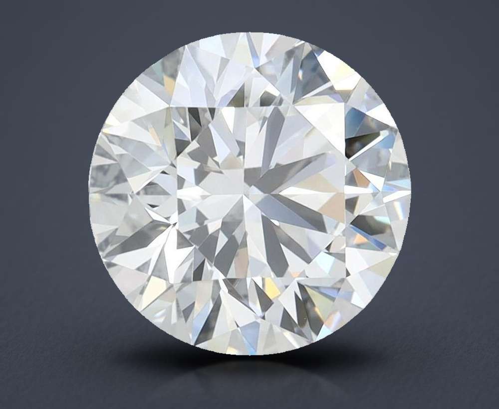 2.65ct D VVS1 Rare Carat Ideal Cut Round Lab Grown Diamond