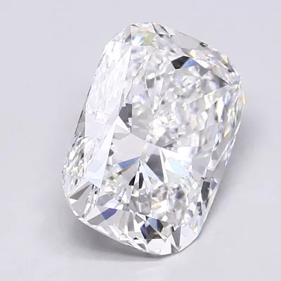5.04ct F VVS2 Rare Carat Ideal Cut Cushion Lab Grown Diamond