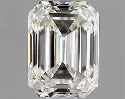 0.90ct H VVS2 Excellent Cut Emerald Diamond