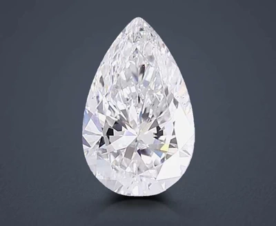 1.52ct D VS2 Rare Carat Ideal Cut Pear Lab Grown Diamond