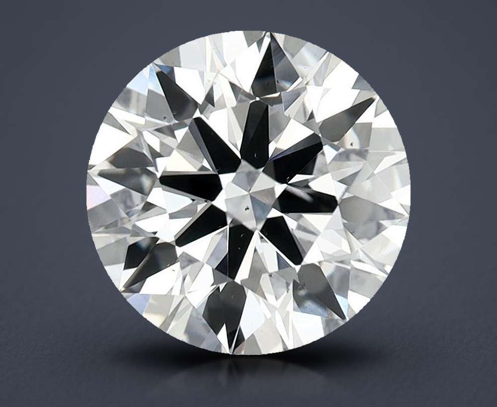 2.51ct E SI1 Excellent Cut Round Lab Grown Diamond