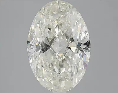 3.51ct J SI2 Rare Carat Ideal Cut Oval Diamond