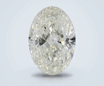 3.51ct J SI2 Rare Carat Ideal Cut Oval Diamond