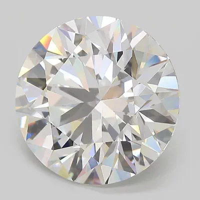 5.05ct E VVS2 Rare Carat Ideal Cut Round Lab Grown Diamond