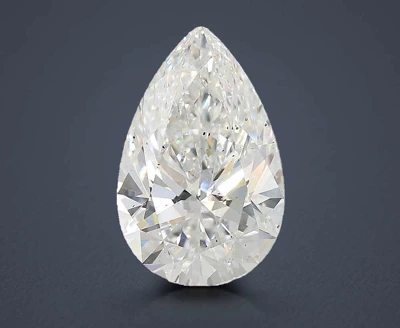 4.80ct E SI1 Rare Carat Ideal Cut Pear Lab Grown Diamond