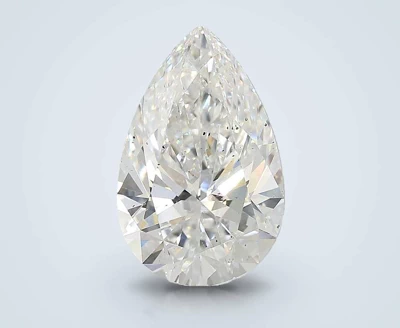 4.80ct E SI1 Rare Carat Ideal Cut Pear Lab Grown Diamond