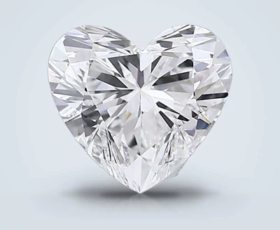 1.01ct D VVS2 Rare Carat Ideal Cut Heart Lab Grown Diamond