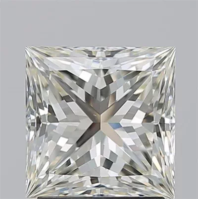 2.01ct J VS1 Rare Carat Ideal Cut Princess Diamond