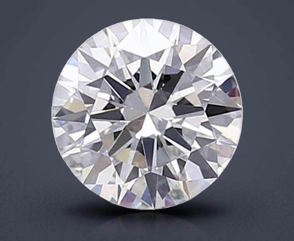 1.24ct F VVS2 Excellent Cut Round Lab Grown Diamond