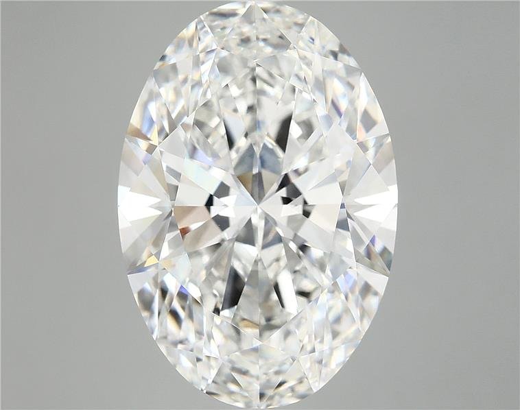 10.20ct F VVS2 Rare Carat Ideal Cut Oval Lab Grown Diamond