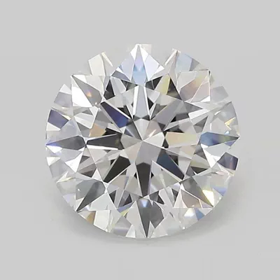 2.56ct D VVS2 Rare Carat Ideal Cut Round Lab Grown Diamond