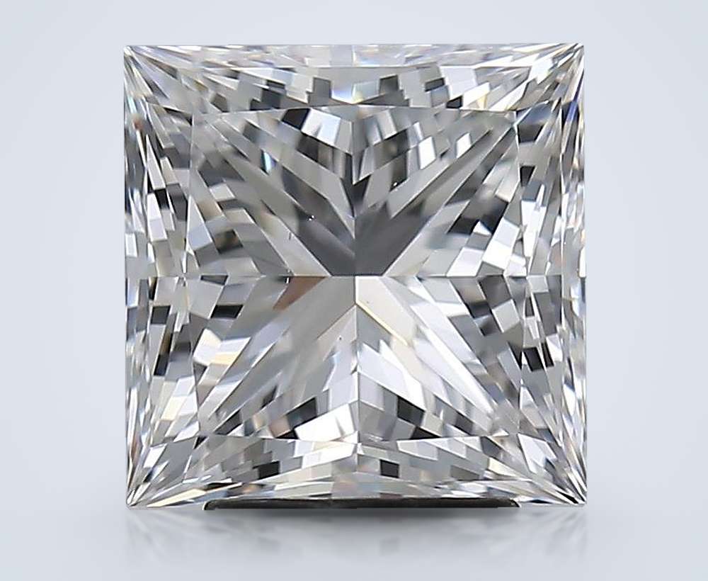 4.01ct E VS2 Rare Carat Ideal Cut Princess Diamond