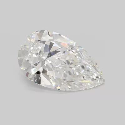 6.61ct E VS1 Rare Carat Ideal Cut Pear Lab Grown Diamond
