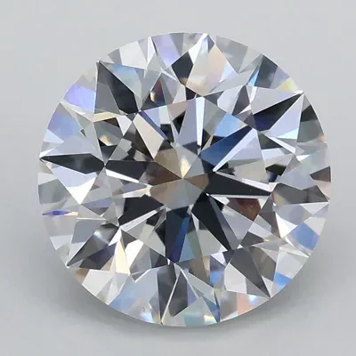 2.60ct E VS1 Rare Carat Ideal Cut Round Lab Grown Diamond
