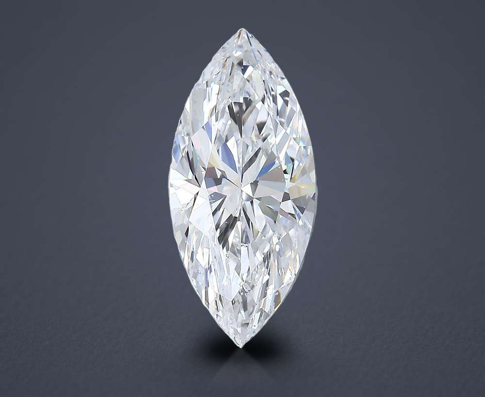 3.06ct D SI2 Very Good Cut Marquise Diamond