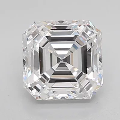 1.50ct E VVS2 Rare Carat Ideal Cut Asscher Lab Grown Diamond