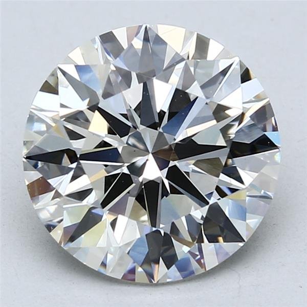 4.04ct G VS2 Rare Carat Ideal Cut Round Lab Grown Diamond