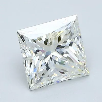 2.02ct J VS2 Rare Carat Ideal Cut Princess Diamond