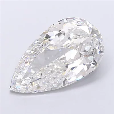 7.02ct F VS1 Excellent Cut Pear Lab Grown Diamond