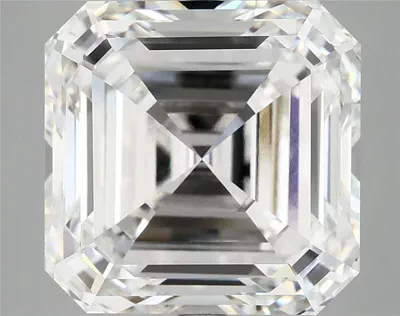 8.61ct F VVS2 Very Good Cut Asscher Lab Grown Diamond
