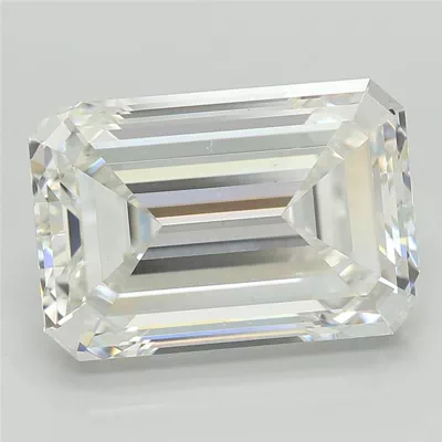 4.28ct F VS1 Excellent Cut Emerald Lab Grown Diamond