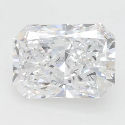 2.51ct D VVS2 Rare Carat Ideal Cut Radiant Lab Grown Diamond