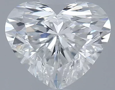 0.56ct G SI1 Rare Carat Ideal Cut Heart Diamond