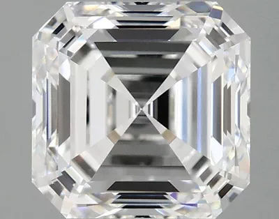3.01ct E VVS2 Rare Carat Ideal Cut Asscher Lab Grown Diamond