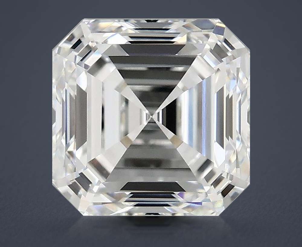 3.01ct E VVS2 Rare Carat Ideal Cut Asscher Lab Grown Diamond