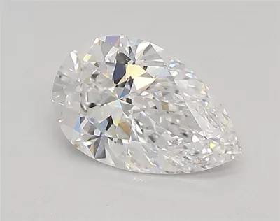 0.84ct D VVS1 Rare Carat Ideal Cut Pear Lab Grown Diamond