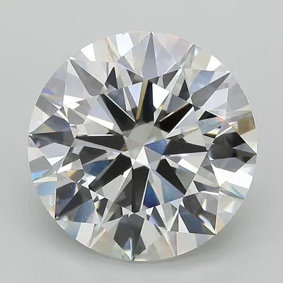 6.05ct F VS1 Rare Carat Ideal Cut Round Lab Grown Diamond