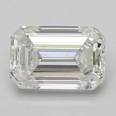 1.55ct E VS2 Rare Carat Ideal Cut Emerald Lab Grown Diamond