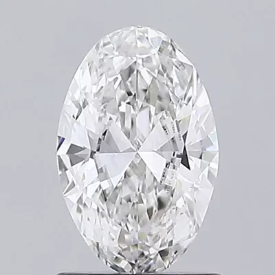 0.90ct F VS1 Rare Carat Ideal Cut Oval Lab Grown Diamond