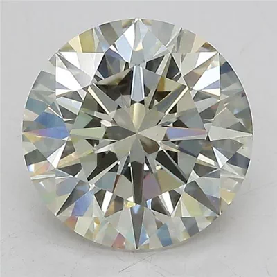 3.07ct J VS1 Excellent Cut Round Lab Grown Diamond