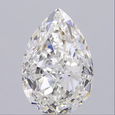 17.01ct F VS1 Very Good Cut Pear Lab Grown Diamond